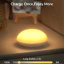 Egg Light for Nursery, Portable Baby Night Light for Breastfeeding, Rechargeable Baby Nightlight with Timer, Dimmable Battery Powered Red Lamp, Ultra-Long Battery Life for Bedside