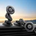 ESR OmniLock for MagSafe Car Mount, Vacuum Magnetic Car Mount, 360 Adjustable Car Magnetic Phone Holder,Suction Cup Phone Holders for Your Car,for iPhone 17e/17/16/15/14/13/12/Samsung,All Smartphones