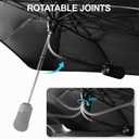 2017-2025 Upgraded for Chrysler Pacifica Sunshade, Portable Foldable Sunshade Accessories, [Nano Ice Crystals Coating] UV Protection, Keeps Interior Cool (for Chrysler Pacifica 2017-2025)