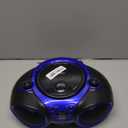 Jensen CD-490 Portable Sport Stereo CD Player with AM/FM Radio and Aux Line-in & Headphone Jack (Blue)