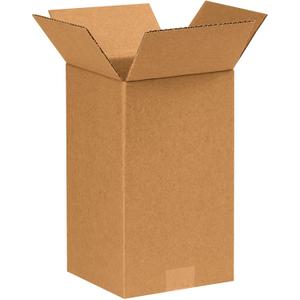 BOX USA 7x7x12 Tall Corrugated Boxes, Tall, 7L x 7W x 12H, Pack of 25 | Shipping, Packaging, Moving, Storage Box for Home or Business, Strong Wholesale Bulk Boxes