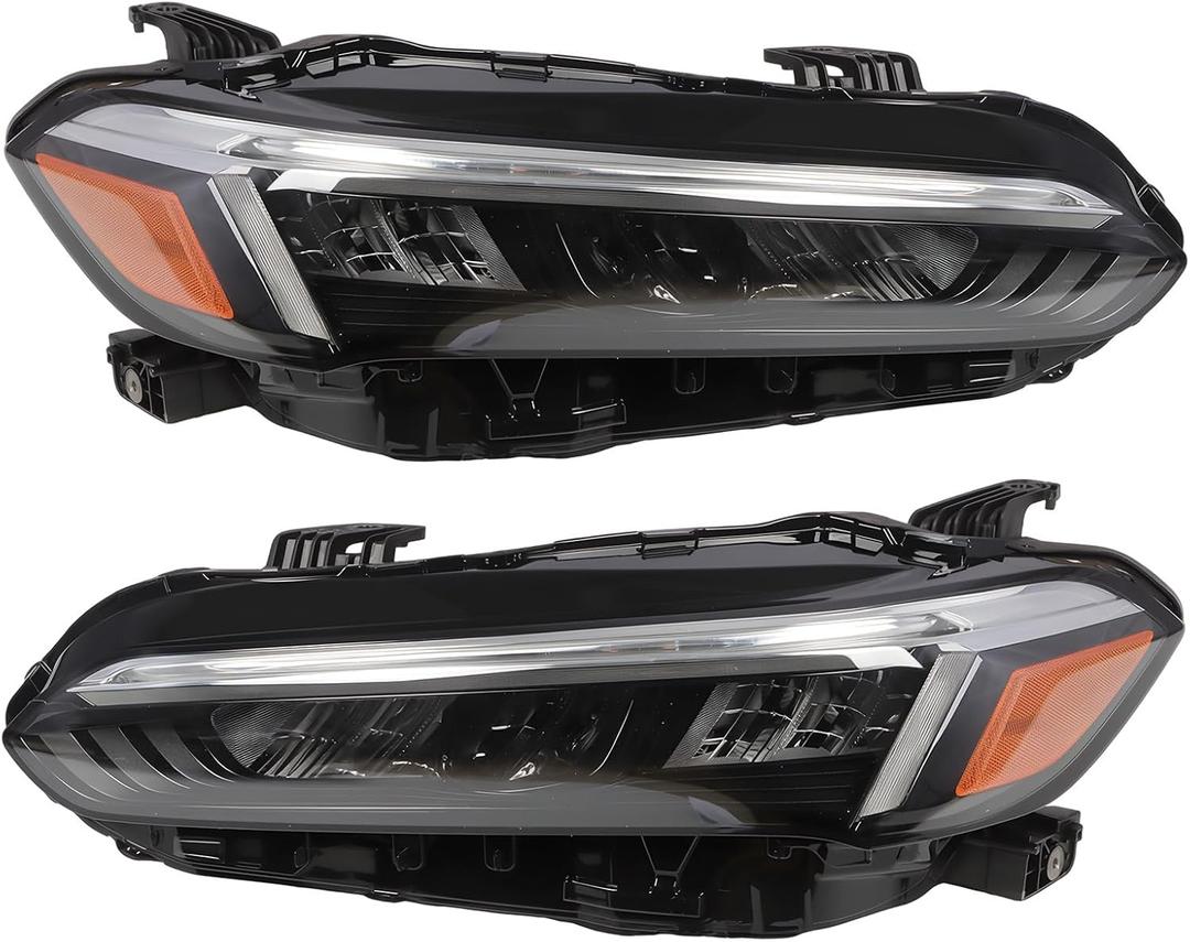 Nakkaa Headlight Assembly Compatible with Civic Touring/Sport/LX 2022-2025
Headlamp Driver & Passenger Side 33150-T20-A22 33100-T20-A22