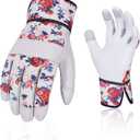 Vgo... Gardening Gloves for Women, Goatskin leather,Puncture Resistant Palm and Fingertips,Touchscreen(GA3561)