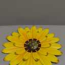 EASICUTI Sunflower Metal Flowers Wall Decor Metal Wall Art Decorations Hanging For Indoor Outdoor Home Bathroom Kitchen Dining Room Bedroom Porch Hallway Or Wall Sculptures 12 Inch (Yellow Daisy)