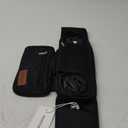 Momcozy Universal Stroller Organizer with Insulated Cup Holder Detachable Phone Bag & Shoulder Strap, Fits for Stroller like Uppababy, Baby Jogger, Britax, BOB, Umbrella and Pet Stroller (Black)