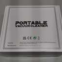 Scstartx Portable Car Vacuum Cordless Mini Handheld Vacuums Cleaner Rechargeable with LCD Display and Multi Nozzles, High Power Hand held Cleaners for Car, Home, Office, Sofa, Pet Hair, Keyboard