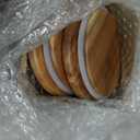 2 Pack Lids for Weck Jars 100mm Opening Acacia Tulip Glass Jar Lid with Silicone Airtight Jar Wooden Lids Fits for Weck Jar Models 738 739 740 741 742 743 744 745 748 974