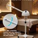 Professional Facial Steamer Adjustable Height Facial Steamer White