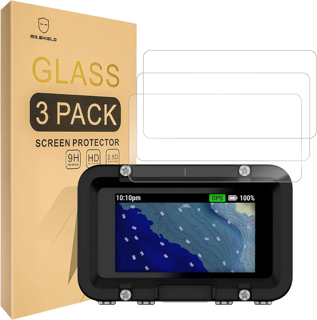 3 x Mr.Shield Screen Protector compatible with Garmin Descent X50I [Tempered Glass] [3-PACK] [Japan Glass with 9H Hardness]