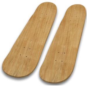 Beipoo 31"x 8" Blank Skateboard Decks,Natural,7-Layer Maple Double Tail Skateboard,Great for Replacement and Art Painting (2 Packs)