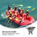 4pcs Air Valve Inflatable Screw Air Valve Boat Spiral Air Plugs Replacement for Rubber Dinghy Raft Canoe Kayak Boat Pool Parts