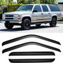Window Rain Guards Visors for 1995-2000 Chevy Tahoe/GMC Yukon, Window Vent Wind Deflectors Shades for 1992-1999 Chevy/GMC C/K1500 2500 Suburban, 1992-2000 Chevy/GMC Sierra C/K3500