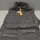 PUREPEAR Men's Packable Down Vest Winter Warm Stand Collar Water-Resistant Puffer Outerwear for Golf S