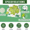 St Patrick's Day Table Runner Linen Farmhouse Country Table Runners 72 Inches Long for Dining Table Decor, Kitchen,Party (13"x71")