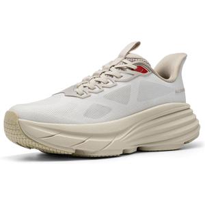 ALLSWIFIT Women's Slip On Walking Shoes Hands-Free Cushion Running Tennis Non-Slip Comfortable Gym Workout Athletic Breathable Fashion Sneakers ActiveFlow (7.5, Apricot)