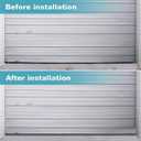 3" Garage Door Bottom Seal Weatherstrip in Grey - 1/4" T Style - All Widths (9' Wide Door)