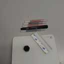 TOWON Small Glass Dry Erase Board, Desk White Board with Standing, Mini Whiteboard Easel Pad Set, Stenography Artifact for Office, Home and School Supplies, 8x6 Inches, White