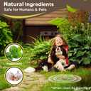Mole Repellent for Lawns, Groundhog Repellent Outdoor, Armadillo Repellent, Mole Deterrent for Yard, Vole Repellent Outdoor, Gopher Repellent, Safe for Family & Pets, 8 Packs