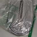 Weather Stripping Door Seal Strip - Soundproof Q-Shaped Foam for Exterior Door Frame, Large Gap Seal, Noise Cancelling, Easy to Install (Brown, 28FT)