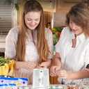 Electric Mason Jar Vacuum Sealer Kit Auto Stop Fully Automatic Fits Wide and Regular Mouth 3 IN 1 Design For Canning Jar And Sous Vide Bags (White)