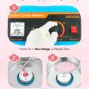 VEVOR Cotton Candy Machine Commercial, 1000W Electric Candy Floss Maker, Easy Use with 15 inch Stainless Steel Bowl and Sugar Scoop, Makes Hard Candy for Home Kids Birthday, Family Party, Blue