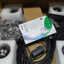 POPOSOAP Floating Pond Fountain With LED Lights, Pond Fountain Aerator Complete Kit with 1600GPH Water Pump 50FT Power Cord, 3 Spray Styles for Ponds, Pool, Lakes & Water Gardens P155, Size: Up to 4200 Gallons