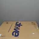 Drive Medical TR37E-SV Lightweight Folding Transport Wheelchair with Swing-Away Footrest, Silver (1 Count (Pack of 1))