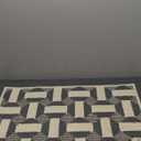 DEXI Front Door Mat 32x48, Washable Entrance Doormat with Non Slip Backing, Low-Profile Welcome Entry Mats fpr Inside House Entryway Floor, Dark Grey