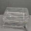 YekouMax Fridge Drawer Organizer, Refrigerator Organizer Bins, Pull Out with Handle, Fridge Shelf Holder Storage Box, Clear Container for Food,Drinks,Fit for Fridge Shelf Under 0.6" (2 Pack Medium)