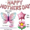 Happy Mother's Day Balloons Mothers Day Banner Set for Party Decoration Supplies