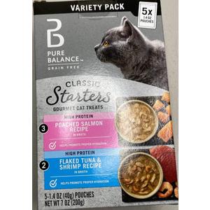 Pure Balance Grain Free, Classic Starters Goumet Cat Treats (EXP 01/03/27)