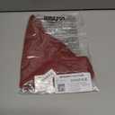 Amazon Essentials Women's Side Tab Bikini Swimsuit Bottom (Large, Brick Red)