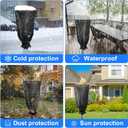 2 x Outdoor Faucet Cover for Winter Freeze Protection 22" x12" Water Faucet Cover Socks Waterproof Insulated Spigot Outside Faucet Freeze Protector (2 Pack)