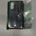 QLTYPRI for Samsung Galaxy S21 5G Case PU Leather Flip Case with Card Slots Viewing Stand Magnetic Closure Flip Folio Cover Simple Wallet Cover for Galaxy S21 6.2 inch - Black