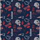 Pegasus Home Fashions New England Patriots 50'' x 60'' Collage Icons Polar Fleece Blanket (One Size)
