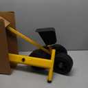 Sand Digger Kids Rolling Excavator Ride On Toy, Beach Toys Outdoor Sandbox Toy Digger, Steel Excavator Crane Rotates 360 with 4 Wheels, Sand Toys Backyard Sandbox, Dirt and Snow - Yellow