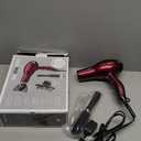 Infiniti PRO CONAIR Hair Dryer with Diffuser, Professional AC Motor, Tourmaline Ceramic Technology Blow Dryer, Includes Concentrator and Blowout Brush, Burgundy