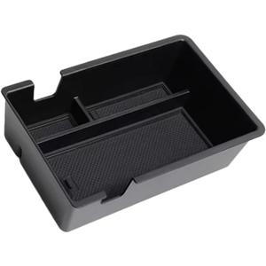 Center Control Armrest Box Storage Box, Automotive Center Console Organizer, Compatible with BYD Yuan Up 2024-2026, Compatible with BYD Atto 2 2024-2026, 1PC (Black)
