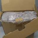 Amlie Home Faux Fur Throw Blanket for Couch, Ultra Soft Fuzzy Plush Bubble Throw for Sofa, Living Room & Home Decor, 50"x60", Cationic Bear Brown