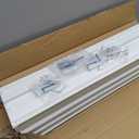 Slatwall Panels 6" x 24", 4-Pack Slatwall Board, PVC Slat Wall Paneling, Heavy Duty Garage Wall Organizer