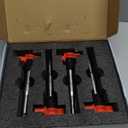 Marsram Ignition Coil Pack UF529 for 2005-2016 Audi A3 A4 A5 R8 A6 A7 Q7 S4 TT 2006-2016 Volkswagen VW Jetta MK5 MK6 GTI Rabbit Golf Passat CC Tiguan Replacement for 06E905115E 06E905115F 4pcs