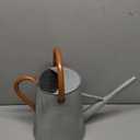 Metal Watering Can with Removable Spout, 1.5 Gallon Large Watering Cans for Plants, Galvanized Steel Gardening Water Can for Indoor & Outdoor Use, Watering Pot with Ergonomic Movable Handle(Silver)