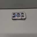 2 x AGVEE 3+3 6 Pack for iPhone 15 6.1" / 15 Plus 6.7" Camera Lens Cover Protector, Metal Ring 9H Tempered HD Glass Camera Cover Protector Film, Silver