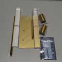 Acrylic Jewelry Towers - Stainless Steel Long Necklace Stand, Adjustable Height Tabletop Jewelry Organizer for Home & Boutique