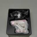 Electric Shaver for Women, Electric Razor with 7D Magnetic Shaver Heads, Wet Dry Waterproof Bald Head Trimmer Kit for Women & Men, Nose Ear Hair Trimmer, USB Rechargeable Clippers, Pink