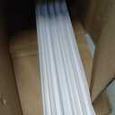 PVC Slide-On Door Bottom | Adjustable Plastic Weatherstrip Door Bottom with Drip Cap | 3 Feet (36-Inch) | for 1 3/4 Doors | White | Fits Gaps 3/8 to 7/8 | Made in The USA