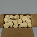 8 in Beeswax Taper Candles,18 Pack Dripless Pure White Beeswax Candle Sticks,8 Hours Long Burning Natural Bees Wax Candles for Home,Unscented Smokeless Tapered Candlesticks for Dinner