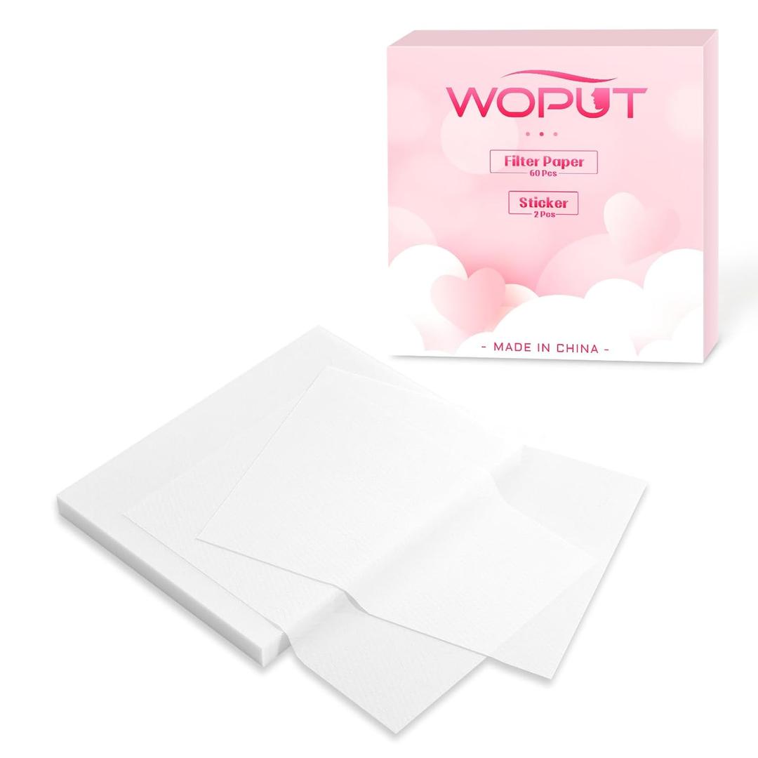 60-Pieces Disposable Nail Dust Collector Filter Paper, Disposable Nail Dust Filters fit for Most Nail Dust Collector Tech, for Nail Salon Nail Spa Nail Tech Nail Supplies and Home Use (White) (G5 Pro)