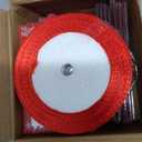 24 Pcs Merry Christmas 2025 Photo Frame Ornaments Acrylic 2 x 3 Picture Frame Ornaments Christmas Tree Decoration Compatible with Instax Polaroid Hanging Photo with Red Ribbon (Style 2)