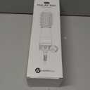 slopehill Mini Travel Dual Voltage Hair Dryer Brush,1000 Watts Hot Air Brush with European Plug, Ionic Hair Dryer and Styler for Women, Oval Barrel 2 Heat & 2 Speed Settings for International Travel (Black)